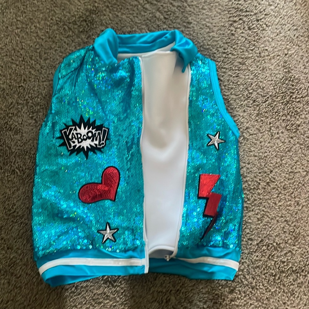 cute blue jacket